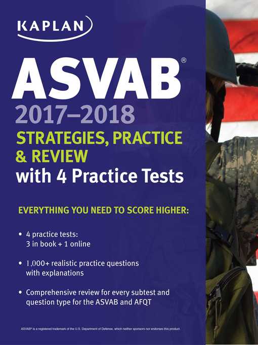 Title details for ASVAB 2017-2018 Strategies, Practice & Review with 4 Practice Tests by Kaplan Test Prep - Wait list